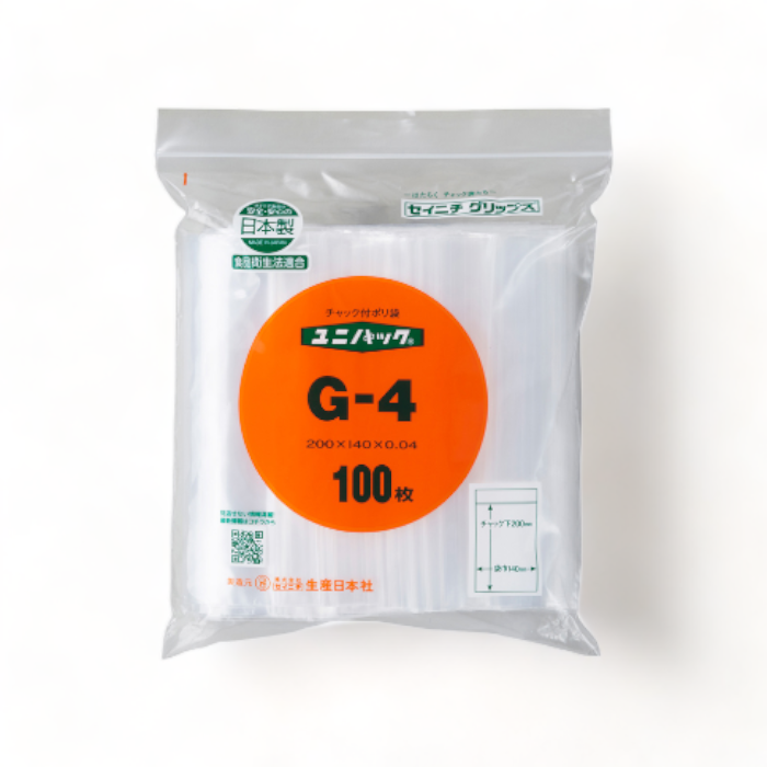 チャック付き袋