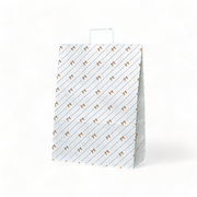 ラッピーバッグ　No.１　リボンストライプ