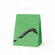 ラッピーバッグ　No.８　すすき（グリーン）