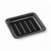 ティアラ角皿25-22 本体 エコ黒 (246×221×27mm)