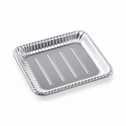 ティアラ角皿25-22 本体 銀 (246×221×27mm)