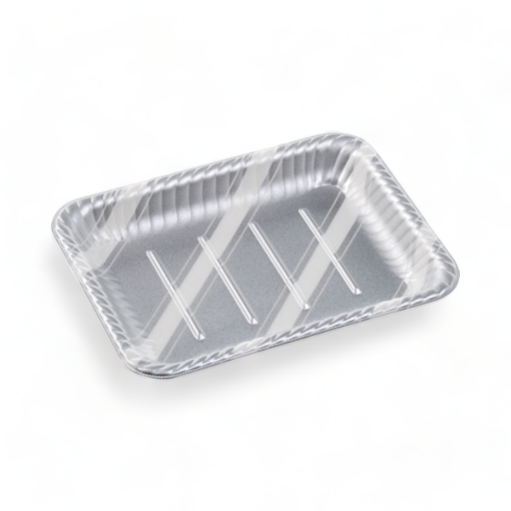 MFPティアラ角皿25-19 スラン銀 (247×191×27mm)