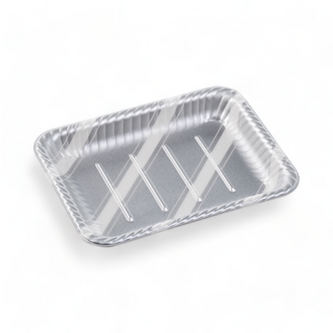 MFPティアラ角皿25-19 スラン銀 (247×191×27mm)