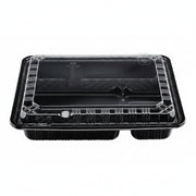 弁当容器 CK－2－2 黒セット （OPS） 240.0×202.0×32.0mm 50枚