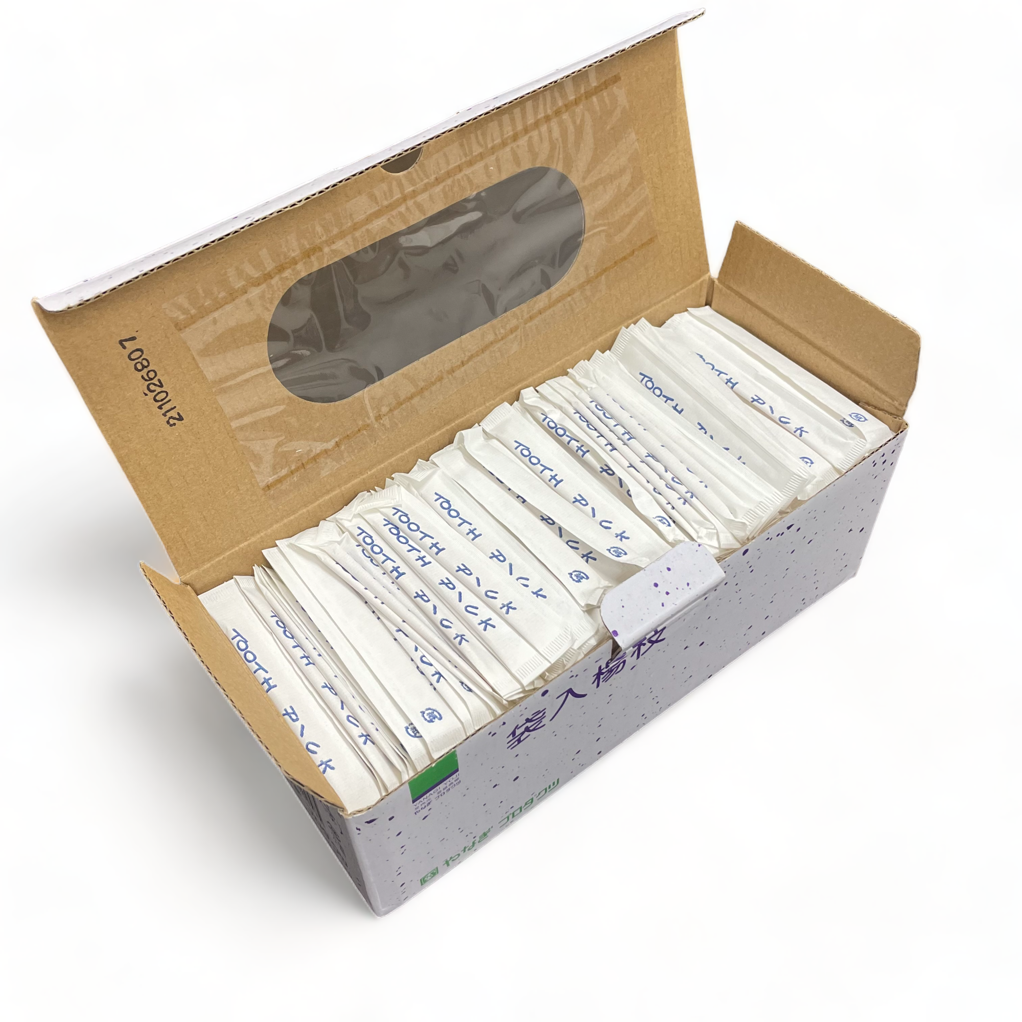 袋入楊枝　1000本 英文字