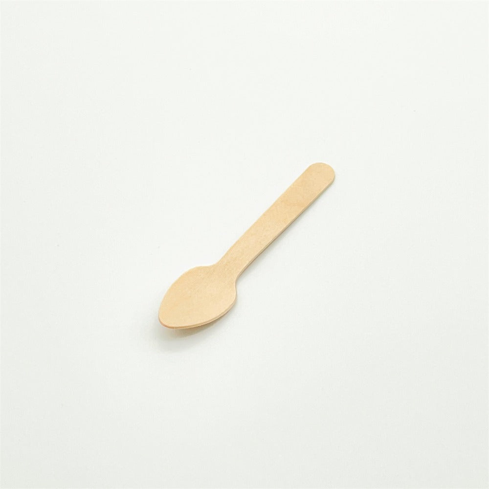 木製スプ－ン110 紙完封袋(茶色)