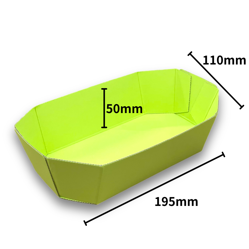 紙トレー13号 緑 (195×110×50mm)