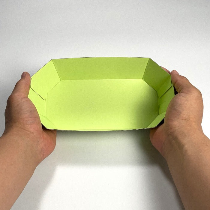 紙トレー14号 グリーン (220×125×50mm)