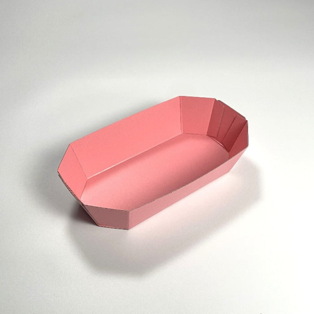 紙トレー14号 ピンク (220×125×50mm)