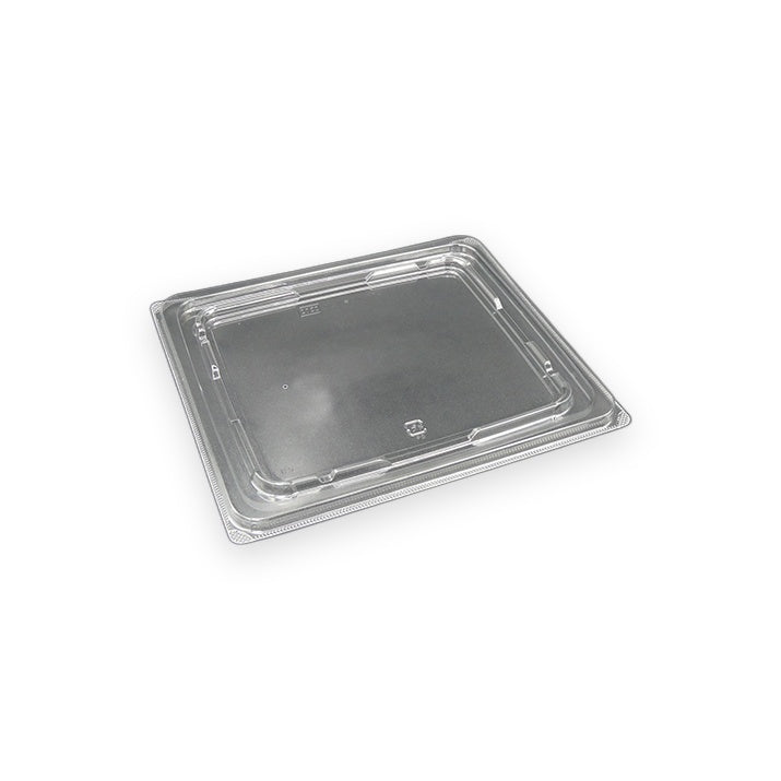 テイクアウト容器 T-DLV角20-17内外嵌合K蓋 穴有 200×174×8mm 50枚