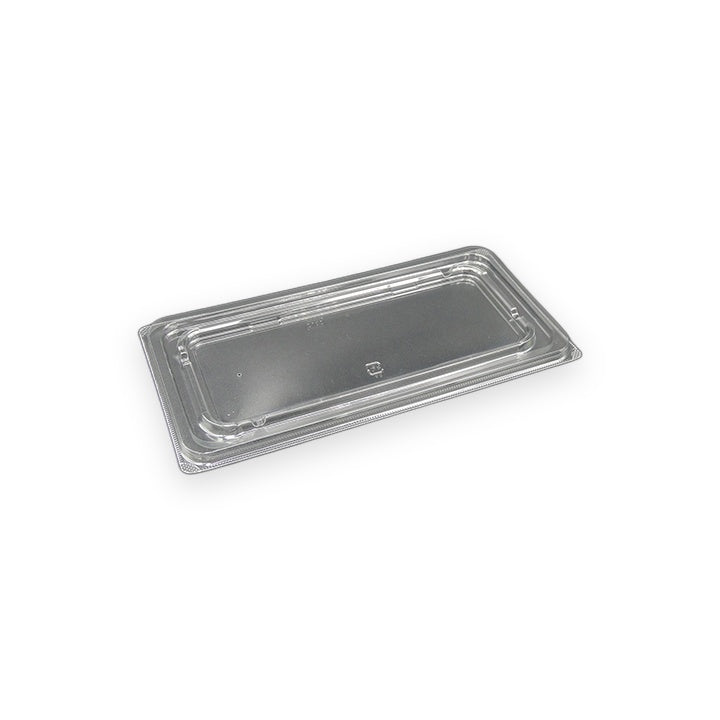 テイクアウト容器 T-DLV角24-12内外嵌合K蓋 穴有 240×120×8mm 50枚