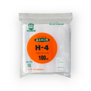 チャック付きポリ袋 ユニパック H-4 (240×170×0.04mmmm)