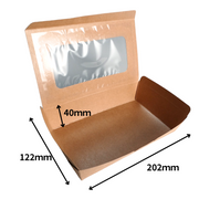 KMフードパック特大窓有 ナチュラル