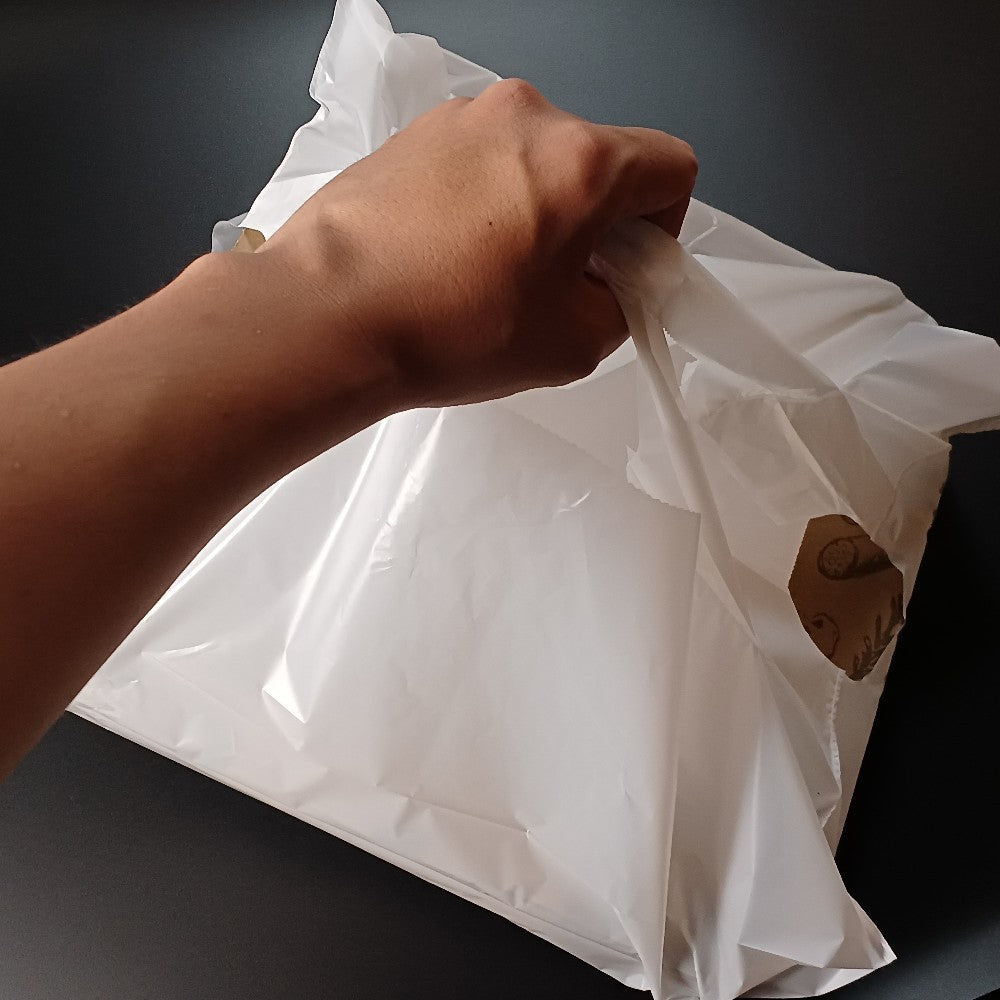 無地バンバンバッグ 乳白 No.5