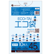 ゴミ袋　透明　10枚入（45ℓ）