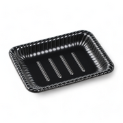 ティアラ角皿22-17 本体 エコ黒 (219×171×27mm)