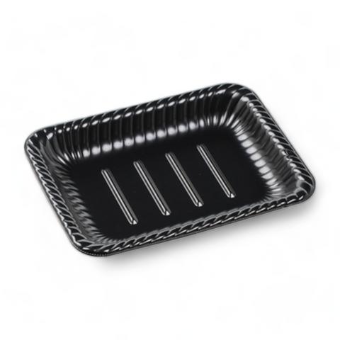 ティアラ角皿22-17 本体 エコ黒 (219×171×27mm)