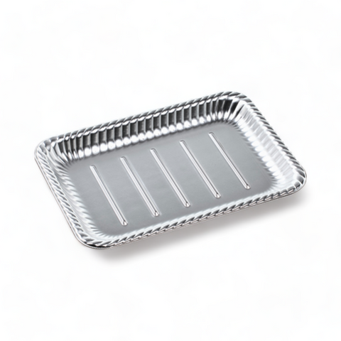 ティアラ角皿30-21 本体 銀 (300×211×27mm)