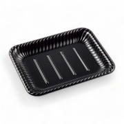 ティアラ角皿25-19 本体 エコ黒 (246×191×27mm)