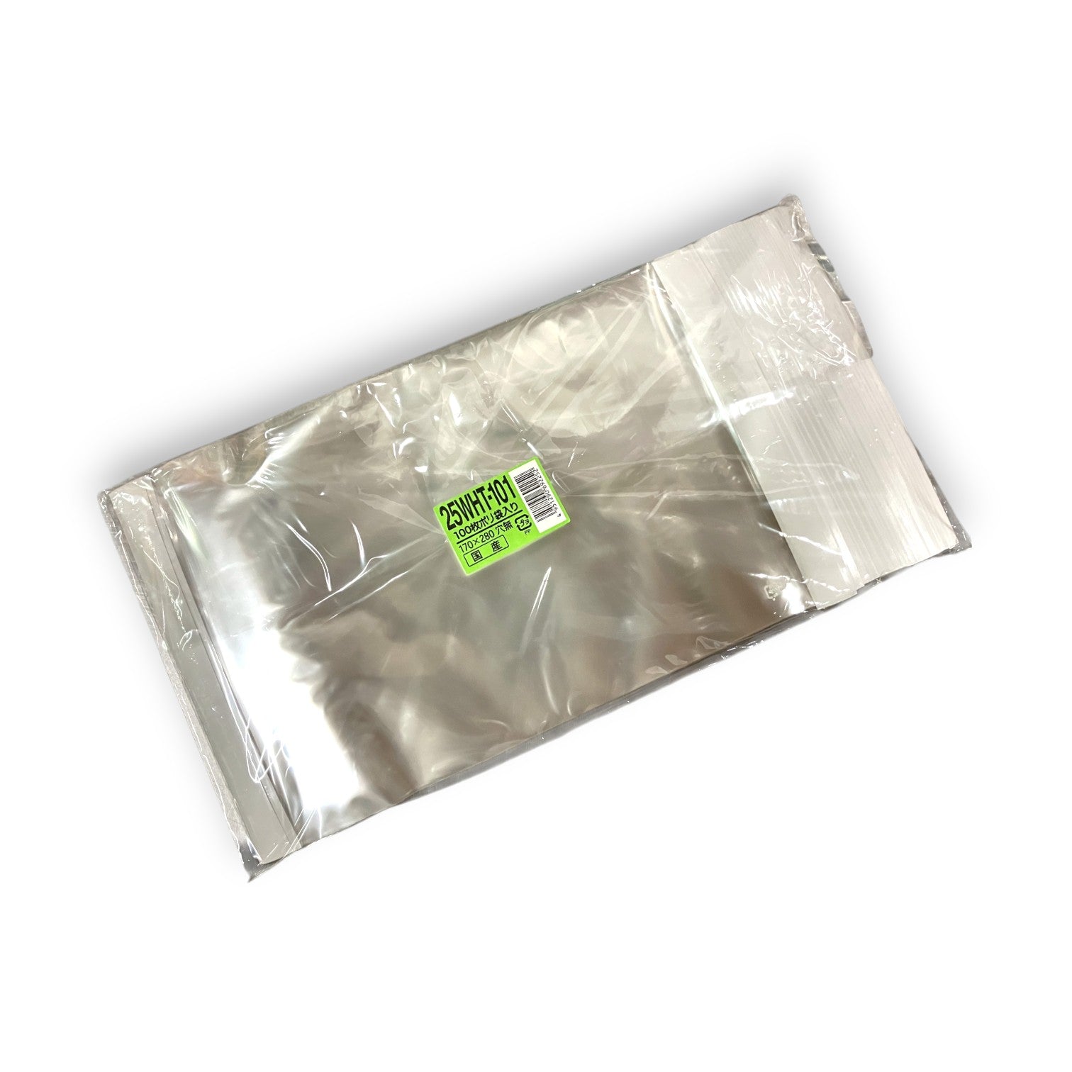 ﾃｰﾌﾟ付ｼｰﾄ25WHT-101ﾌﾟﾗ入0H(170×280)