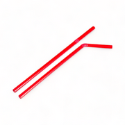 ＦＭフレックスストロ－赤　フィルム包装　500本入