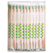 ポリ完封箸　桜柄　楊枝入　100膳