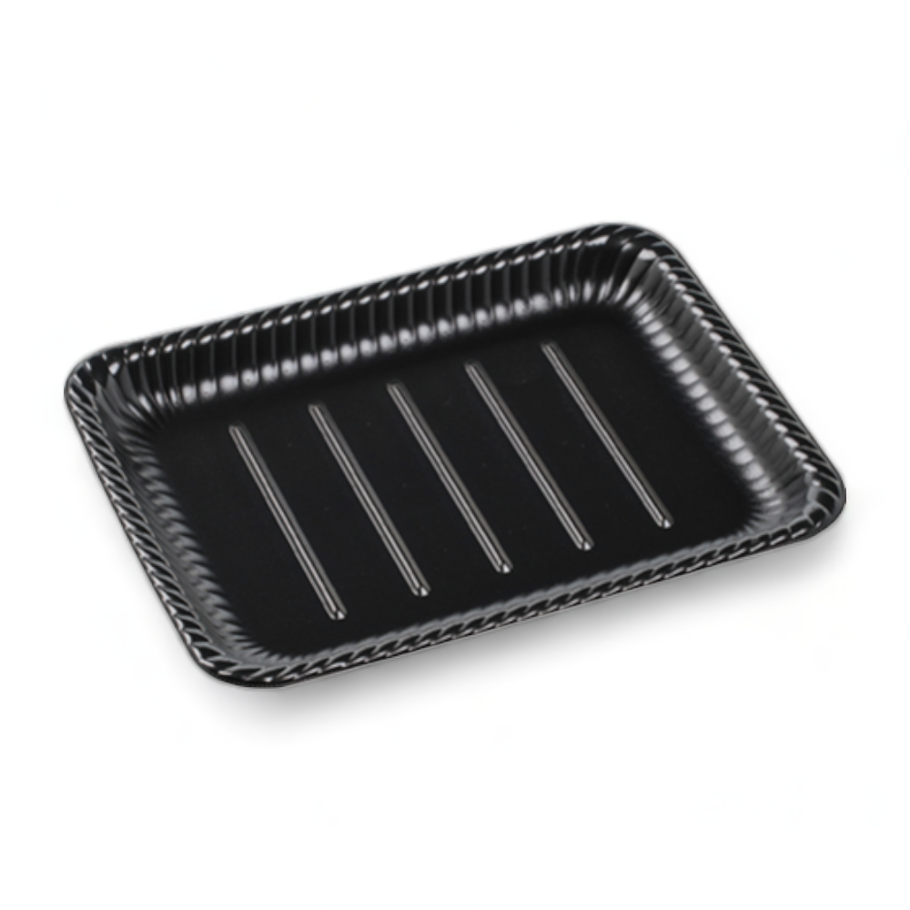 ティアラ角皿31-24 本体 エコ黒 (309×238×27mm)