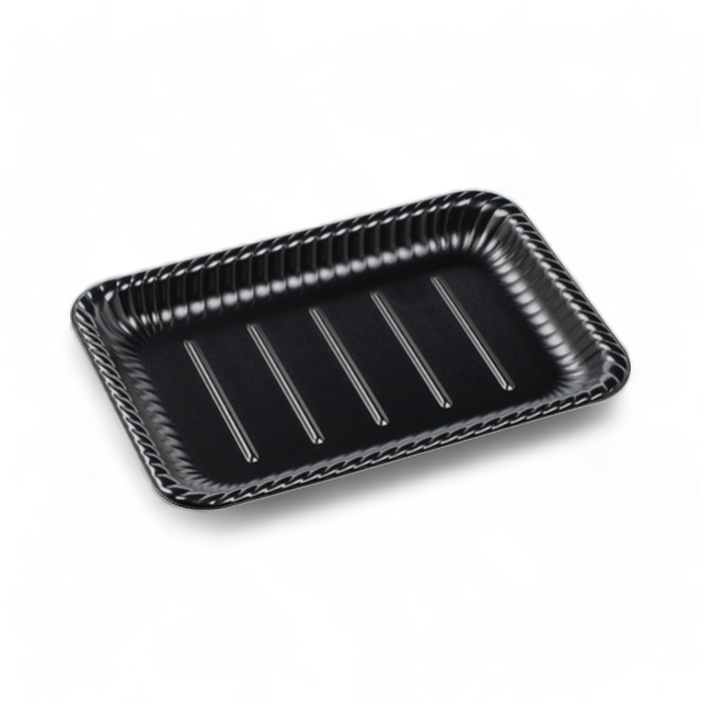 ティアラ角皿30-21 本体 エコ黒 (300×211×27mm)