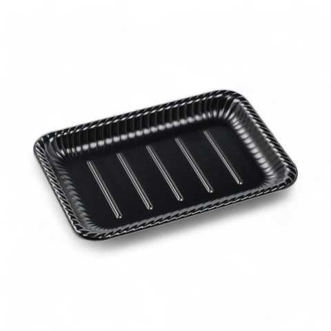 ティアラ角皿30-21 本体 エコ黒 (300×211×27mm)