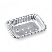 ティアラ角皿A15-30 本体 銀 (196×147×30mm)