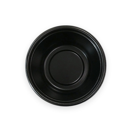 麺容器 DLV麺20(78)本体 黒W 196×196×78mm 50枚