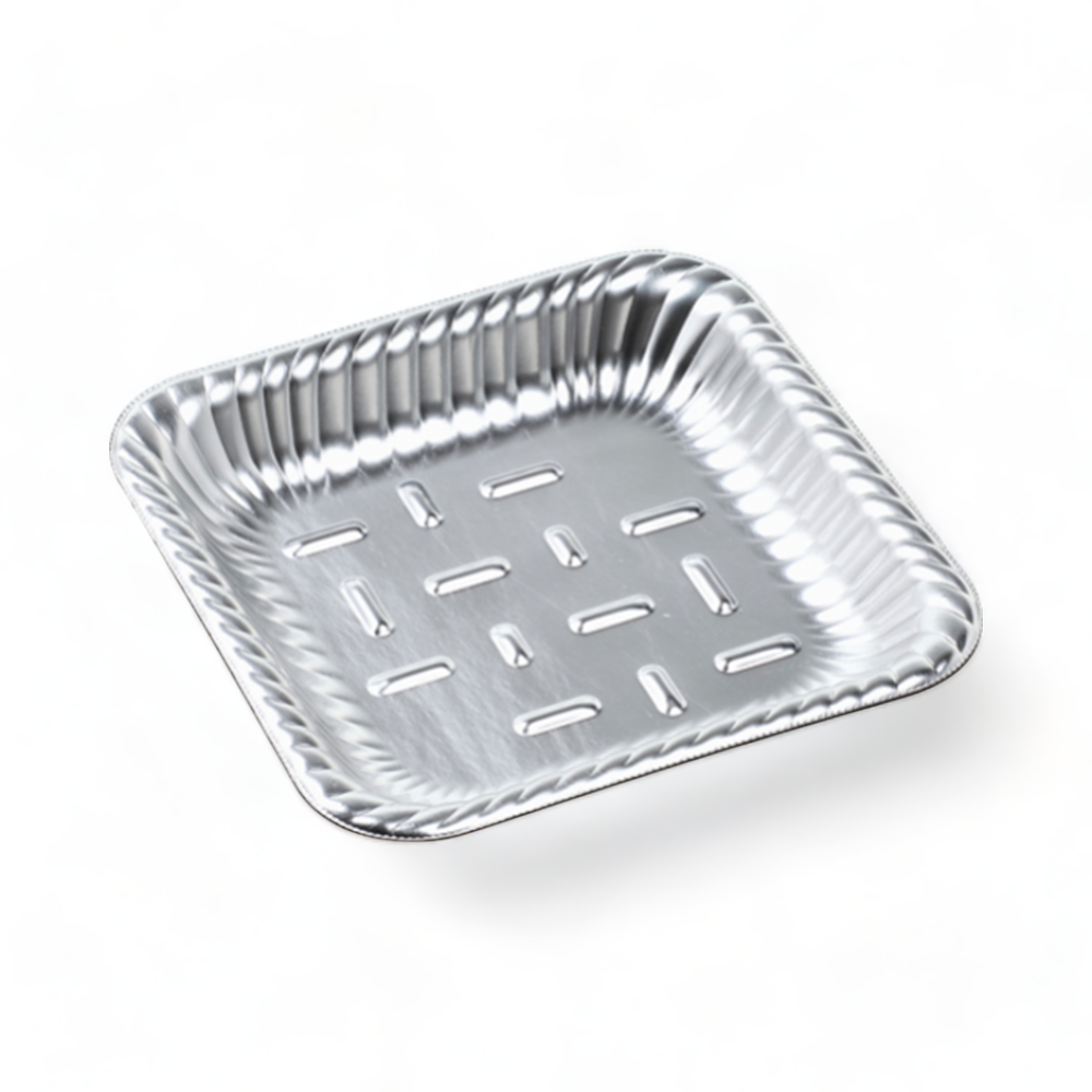 ティアラ角皿A20-30 本体 銀 (196×196×30mm)