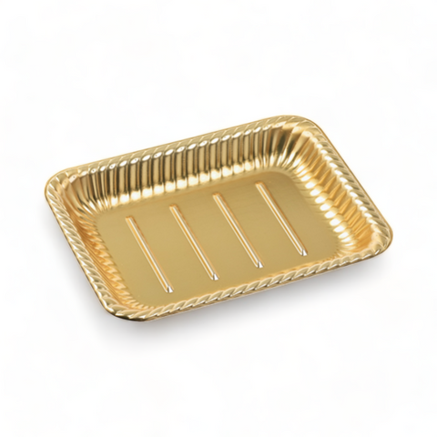 ティアラ角皿25-19 本体 金 (246×191×27mm)