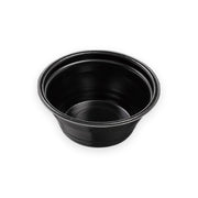 麺容器 DLV麺丼16(68)MFP 黒W 160×160×68mm 50枚