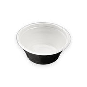 麺容器 DLV麺丼16(68)MFP 白黒 160×160×68mm 50枚