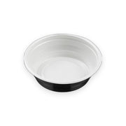麺容器 DLV麺丼20(58)MFP 白黒 196×196×58mm 50枚