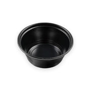 麺容器 DLV麺丼23(90)MFP 黒W 225×225×90mm 50枚