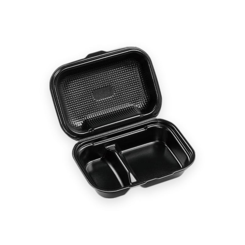 テイクアウト容器 DLVボーノ23-16-1MFP 黒W 233×164×67mm 30枚