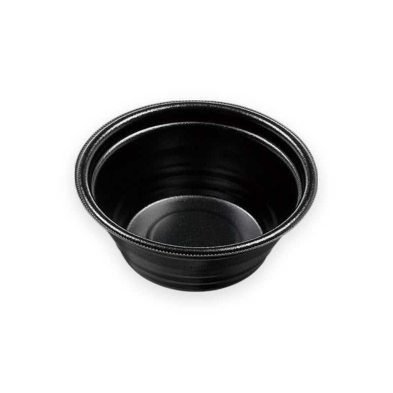 麺容器 DLV麺丼15(58)MFP 黒W 145×145×58mm 50枚