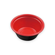 麺容器 DLV麺丼15(58)MFP M赤黒 145×145×58mm 50枚