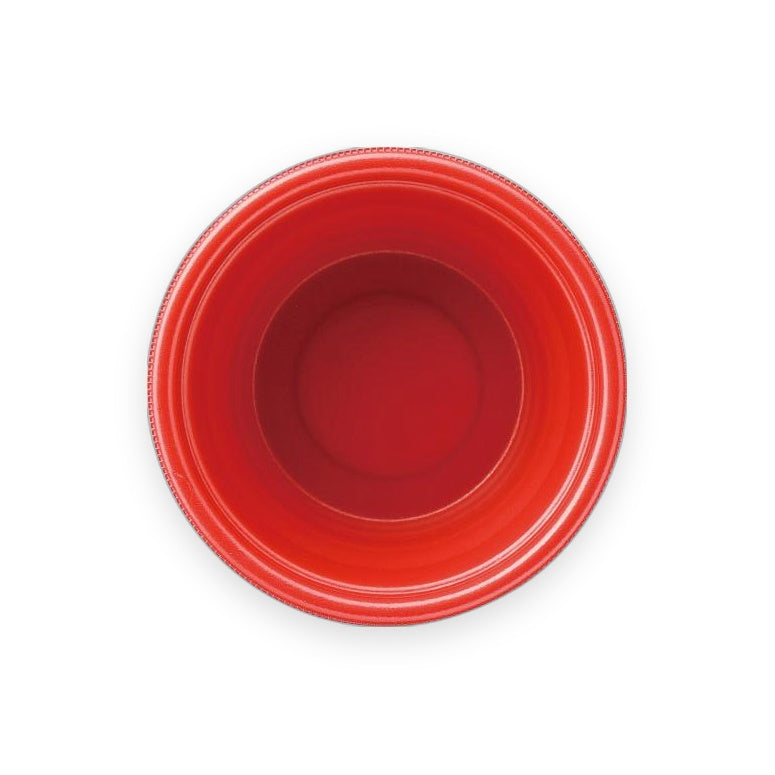 麺容器 DLV麺丼15(58)MFP M赤黒 145×145×58mm 50枚