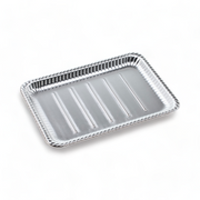 ティアラ角皿36-26 本体 銀 (358×257×27mm)