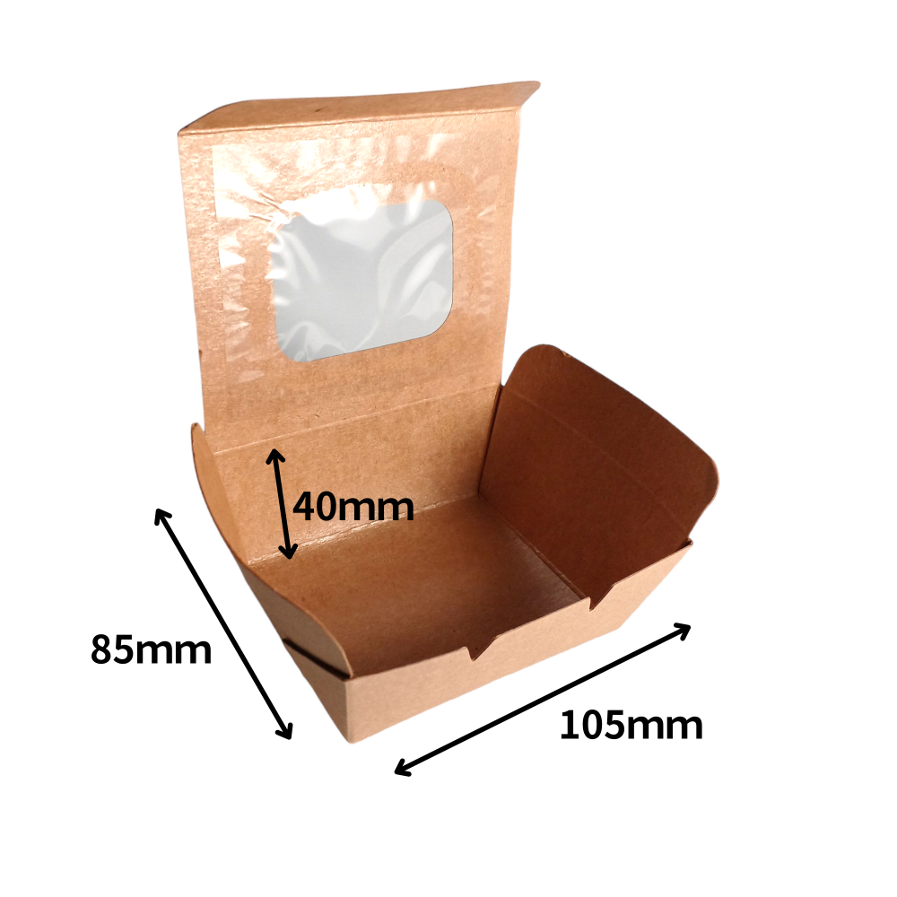 KMフードパック小窓有 ナチュラル