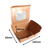 KMフードパック小窓有 ナチュラル