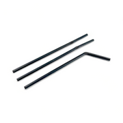 ＦＭフレックスストロー黒　フィルム包装　500本入