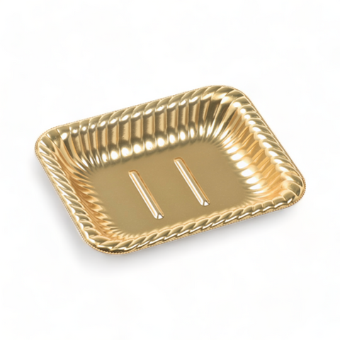 ティアラ角皿17-14 本体 金 (169×141×27mm)