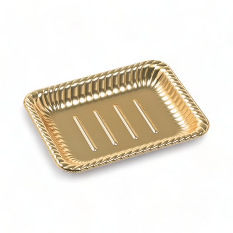 ティアラ角皿22-17 本体 金 (219×171×27mm)