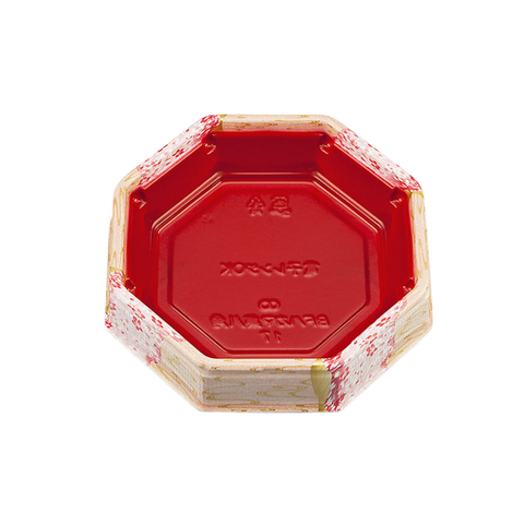 弁当容器 BFハカマ集八角17 花風月本体（N）