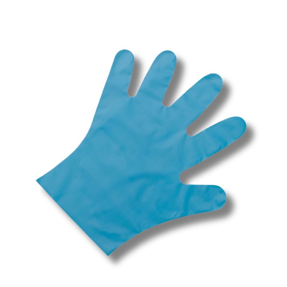 プロプラスバイオマスポリ手袋S（ブルー袋入）
