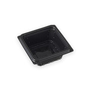 テイクアウト容器 DLV角12-12(47)MSD 黒 118×118×47mm 50枚